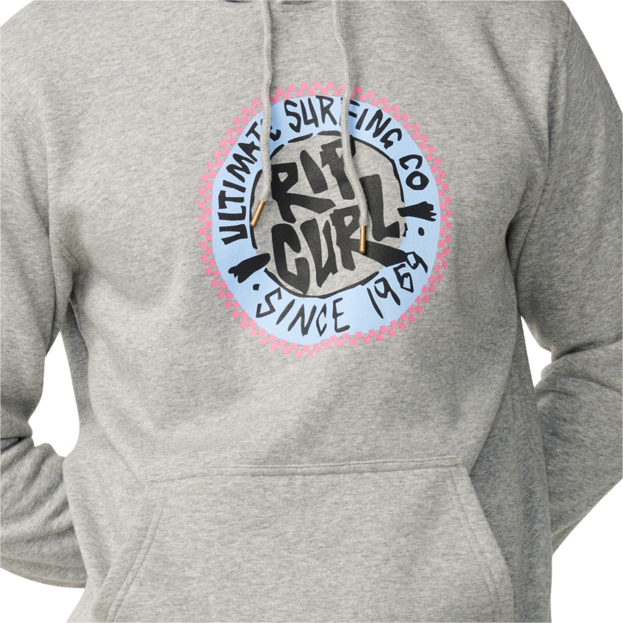2026 Rip Curl Herre Strømlinet Hoodie 0CRMFL - Grey Heather